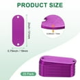 thumbnail image 3 of Uxcell 25-Pack Blank Dog Tags, 2" x 0.75" x 0.04" Metal Stamping Blanks, Aluminum Tags for Engraving/DIY Craft [Purple], 3 of 6