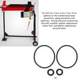 thumbnail image 3 of Hydraulic Log Splitter Seal Kit, Withstand High Low Temperature Rubber Log Splitter Seal Kit Replacement  for Industrial Use, 3 of 7