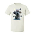 thumbnail image 2 of Wild Bobby, Collage of Popular Wild Life Animals | Mens Animal Lover Graphic T-Shirt, White, Small, 2 of 3