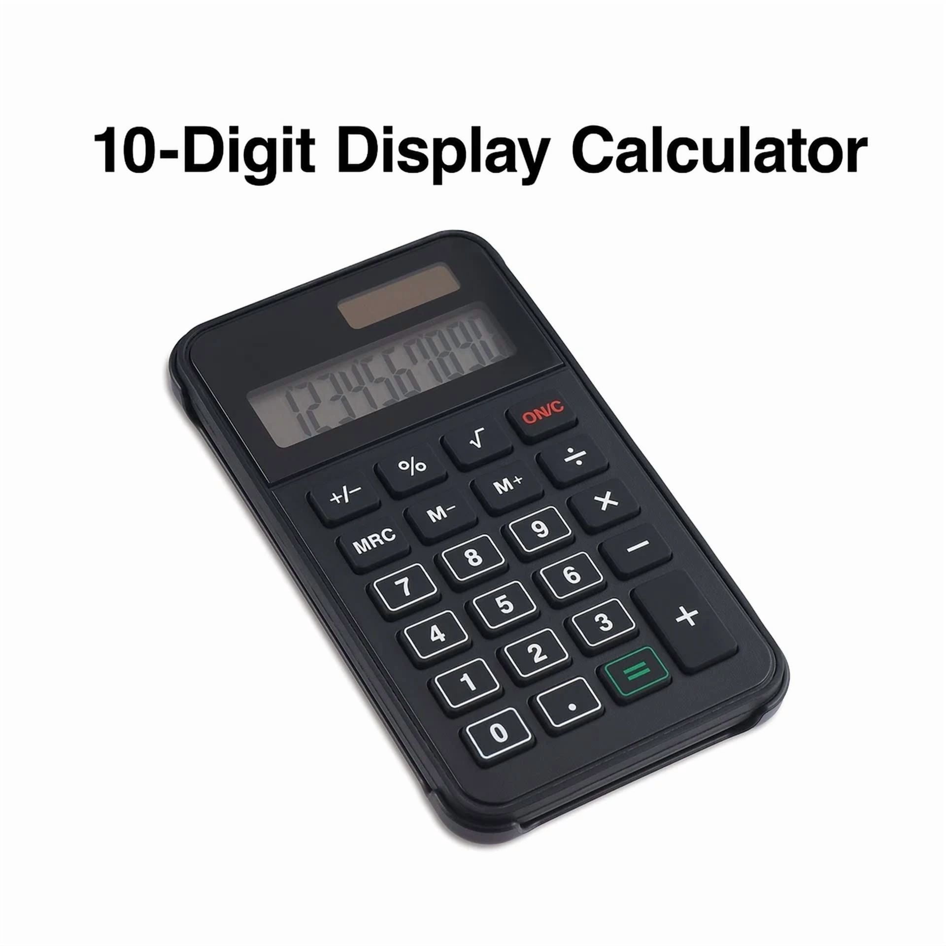 CRESTIN- Staples 10-Digit Solar And Battery Basic Calculator Black 3/Pack St150-Ccvs