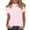 Pink1, variant on fatyb Womens Mock Neck Short Sleeve Tops Slim Basic Tee for Women Casual Going out Summer Tunic Shirts