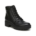 thumbnail image 1 of SOUL Naturalizer Womens Nailah Faux Leather Lugged Sole Combat & Lace-up Boots, 1 of 5