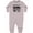 AC-Heather Grey, variant on Chicago Illinois Someone Loves Me Skyline Baby Fleece Romper