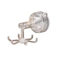 thumbnail image 2 of Suction Cup Rotating Hook, Multifunctional Storage Rack With Press-Type Switch, for Kitchen and Bathroom Wall, Clear, 2 of 6