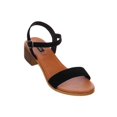 thumbnail image 5 of Capa de Ozono Sandalia Con Tacón Bajo , Casual Formal Para Mujer Negro En Tipo Ante 020D0B negro 26 Capa De Ozono 020D0B, 5 of 5
