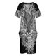 thumbnail image 4 of Vestido holgado de dragón oscuro con flores para mujer traje de manga larga con bolsillos trajes de verano, 4 of 7