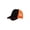 Orange, variant on Fashion Quilted Trucker Cap Neon Mesh + GT Wristband, Orange