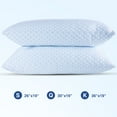 thumbnail image 5 of Pataipetit Bed Pillow Set of 2 Pack,Cooling Shredded Foam Pillows for Bed, Queen Size (30"x20"), 5 of 7