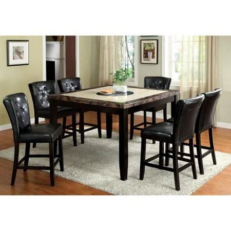America Bellasia 7piece Black Counter Height Dining Set Walmart.com America Bellasia 7piece Black Counter Height Dining Set Walmart.com
