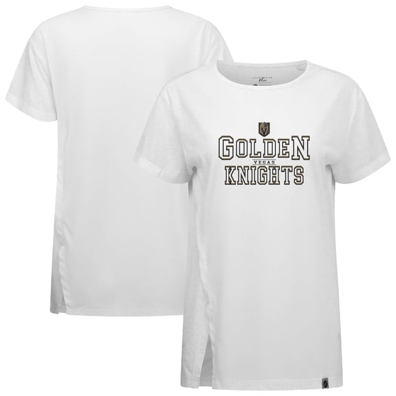 Women's Levelwear  White Vegas Golden Knights Influx Journey T-Shirt