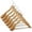 Natural, variant on Casafield 6 Wide Shoulder Wooden Suit Hangers, Cherry - Non-Slip Pant Bar & Swivel Hook
