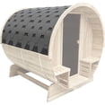 thumbnail image 2 of ALEKO SB8CPSSNG Shingle Blue Bitumen Sauna Roof Set Barrel Sauna, 2 of 6