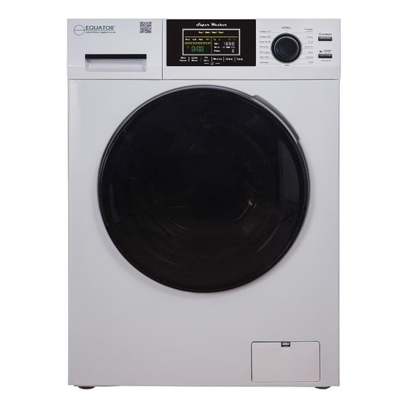 Pemberly Row 1.6 cu.ft./15 lbs White Front load Washer 15 Programs & Pet Cycle