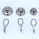 thumbnail image 5 of Cateissary Ganchos magnéticos fuertes Soporte de suspensión de neodimio de tierras raras oscilante de 360 ​​° Decoración del hogar No.1, 5 of 6