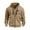 #006-H Khaki, variant on GIPQJK Men American Flag Print Hoodies Full Zip Fleece Tactical Outdoor Sweatshirts Loose Fit Soild Hooded Jackets Zip Up Sports Hooded Jacket with Pockets,Khaki M