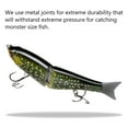 thumbnail image 4 of Bassdash SwimShad Glide Baits Jointed Swimbait Bass Pike Salmon Trout Muskie Fishing Lure 4.5in /18.5g, 4 of 7