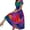 Multicolor Womens Summer Dress, variant on USSUMA Summer Dresses for Women Casual Colorful Print Plus Size Flowy Swing Long Maxi Beach Party Sundresses Short Sleeve Plus Dresses Round Neck Sun Dress Wedding Guest