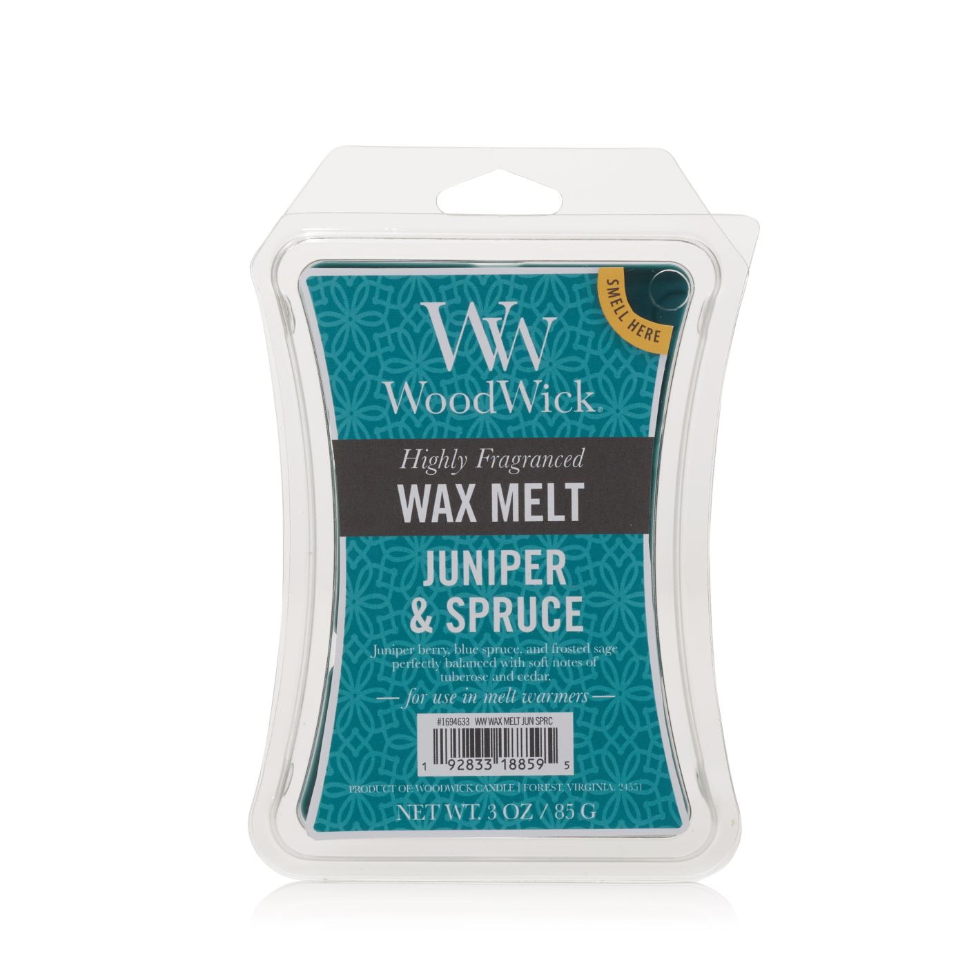 WoodWick Juniper & Spruce - Wax Melt 3oz