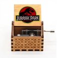 thumbnail image 1 of Manivela de mano de madera tallada antigua para niños, caja de música de Parque Jurásico de Reina, regalo de Navidad, suministro de fiesta de cumpleaños, juguete nuevo, 1 of 4
