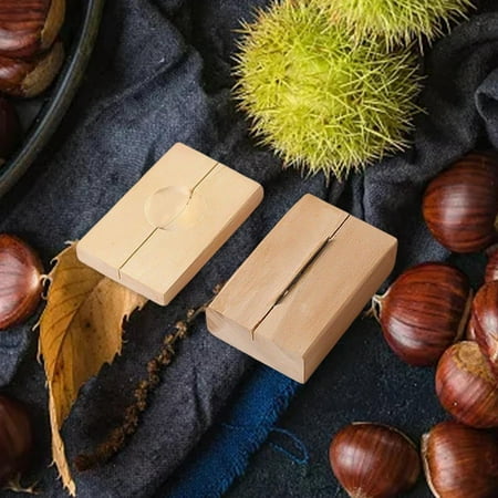 

Sheller Ergonomic Handle Dried Fruit Opener Pistachio Nut Cutter Wood Cross Cutter