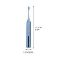 thumbnail image 3 of Winter Deals! UHUYA 15 Grade Adult Electric Toothbrush, Household Soft Bristle Cleaning Toothbrush, Charging Type, Fully Automatic Intelligent Toothbrush, Charging Model Light Blue, 3 of 6