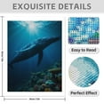 thumbnail image 3 of Diamond Art Kits for Adults - 5d Ocean Whale Swimming Over Coral Diamond Painting for Adults, Diamond Art for Adults Beginners, Diamond Painting Kits for Adults for Home Wall Decor, 3 of 7