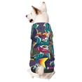 thumbnail image 1 of Fotbe Colorful Carp Streamer Sudadera con Estampado para Perros Pequeños – Suéter con Capucha para Mascotas, Tela Suave de Forro Polar con Bolsillo-X-Large, 1 of 7