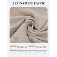 thumbnail image 5 of TEMOFON Pants for Women Wide Leg Linen Pant Casual Palazzo Summer Flowy Pants with Pocket Apricot Drawstring Comfy Loose Lounge Pants L, 5 of 11