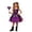 Purple, variant on Girl's Dress Halloween Witch Spider Web Print Cami And Tutu Dress Tulle Skirt Sequin Bow Cartoon Ghost Pocket Outfit Set With Magic Wand Spider Hair Clips Kids Party ,6-7 Years
