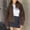 *Brown, variant on ClodeEU Women's Faux Suede Jacket ,Long Sleeve Lapel Zip Up Jacket, Loose Casual Jacket Brown,Womens Plus M