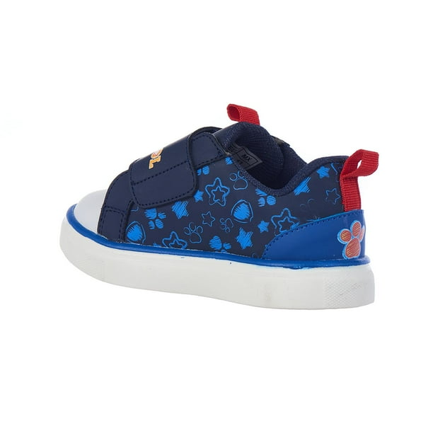 Tenis Paw Patrol Azul Tipo Piel Marino Con Luces azul marino 16