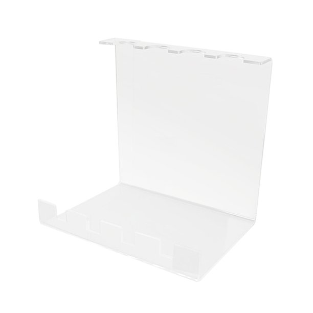 Expositor de raquetas de ping pong, soporte de acrílico simple para raquetas de tenis de mesa 4 plazas