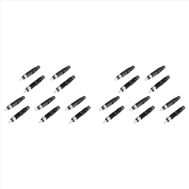 20Pcs FC Single-Mode Cold Splice Optical Fiber Cable Splice Connector Pre-Buried Fiber Optic Quick Connector,20 x Optical Fast Connector