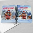 thumbnail image 4 of Hello Welcome Winter The Ski Cavalier King Charles Spaniel Snowy Day Spiral Bound Journal Dog Lover Gifts 5x7in Spiral Notebook - 13013, 4 of 5