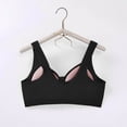 thumbnail image 5 of Sawvnm Women Bras Women's Fashionable Underwire-free Gathering Front Button-up Breathable Bra Large Cup Daily Bra, 5 of 6