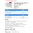 thumbnail image 2 of Front Expansion Tank - Compatible with 2010 - 2016 Cadillac SRX 2011 2012 2013 2014 2015, 2 of 2