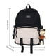 thumbnail image 4 of Mochila Tmvgtek Mujer Campus Correa ajustable Ocio Viajes Bolsa al aire libre Negro, 4 of 4