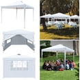 thumbnail image 1 of Dayplus 10 x 10ft Pop up Tent Canopy Tent with 4 Sidewalls, Backyard Tent Outdoor Party Tent Event Tent Wedding Tents, 1 of 4
