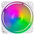 thumbnail image 1 of Ventilador Gamer Balam Rush EOLOX BLAZE EX70W 120mm ARGB Diseño Cuadrado Rainbow 1200RPM Blanco 3 Pin BR-938051, 1 of 6