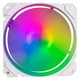 thumbnail image 1 of Ventilador Gamer Balam Rush EOLOX BLAZE EX70W 120mm ARGB Diseño Cuadrado Rainbow 1200RPM Blanco 3 Pin BR-938051, 1 of 6