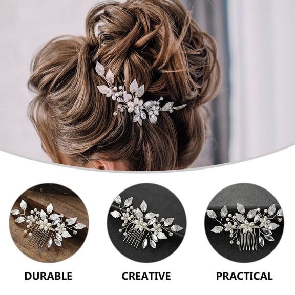 ifundom Hair Comb Grip for Weddings, Proms, Special Events, and Formal Occasions - Elegant Bridal Hair Accessory