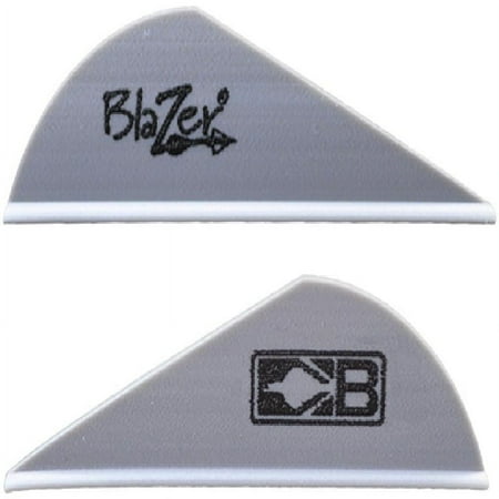 Bohning 10831SL2 Blazer Vanes Archery Silver 36-Pack 2 Hunting Arrow Fletches