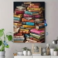 thumbnail image 4 of UXIEQU Vintage Books Canvas Wall Art Print 15.75x11.81 Inches, 4 of 8