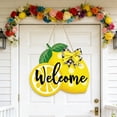 thumbnail image 5 of Cheapark Lemon Summer Wreath Welcome Sign Artificial Flowers for Indoor Outdoor Home Garden Party Decor, 5 of 7