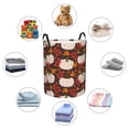 thumbnail image 7 of Cauagu Autumn White Pumpkin for Laundry Basket,Collapsible Organizer Basket for Storage Bin Toy Bins Gift Baskets Bedroom Clothes Children Nursery Hamper -Medium, 7 of 7