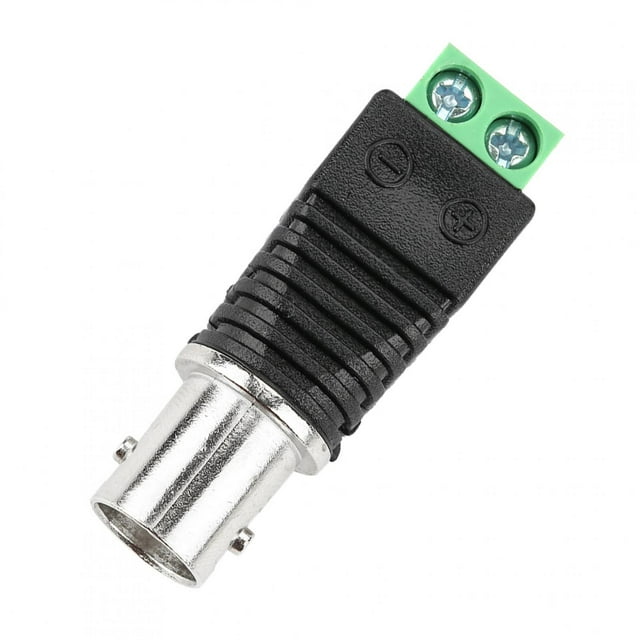 10 conectores coaxiales BNC hembra, color verde, adaptador de terminal para balun de video CCTV y cámara Khall Tendencias