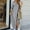 Gray, variant on Dresses For Women Summer Ladies Solid Color Casual Long Sleeve Turndown Collar Dress Beach Casual Maxi Sundress