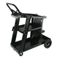 thumbnail image 7 of Welding Cart, 3-Tier Welder Cart Heavy Duty with 400 Lbs Weight Capacity, 360 °   Swivel Wheels, Tank Storage Safety Chains, Rolling MIG Welder Cart for TIG, ARC, MMA, Plasma Cutter Welding Machine, 7 of 7