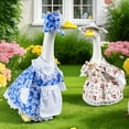 thumbnail image 7 of Easter Porch Goose Outfits, 23 inch Porch Goose Clothes, Porch Goose Spring Easter Dresses for 23" Inch Large Goose Statue, Easter Party Outdoor Garden Patio Yard Lawn Art Decoration, 7 of 7