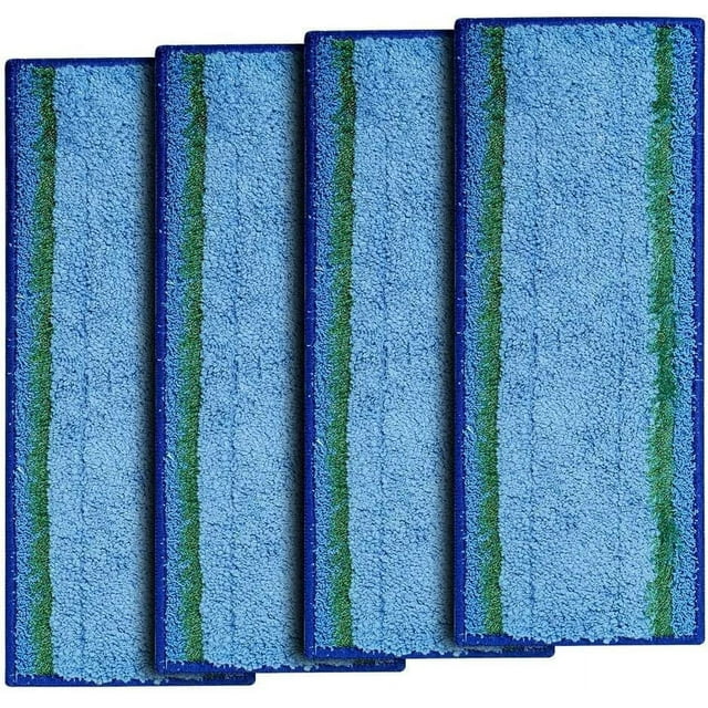 Dsseng Tampons Lavables M6 pour Vadrouille Humide pour iRobot Braava Jet Série 6 Vadrouille Robot Ultime Tapis de Vadrouille Humide M6 Améliorés Tampons Lavables et Réutilisables pour Vadrouille Humide. (Bleu-6 Pcs)